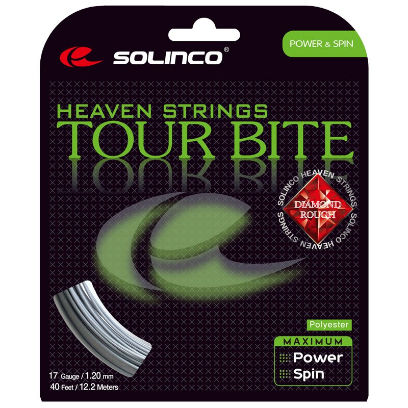 Solinco Tour Bite Diamond Rough (Silver) 1.20mm