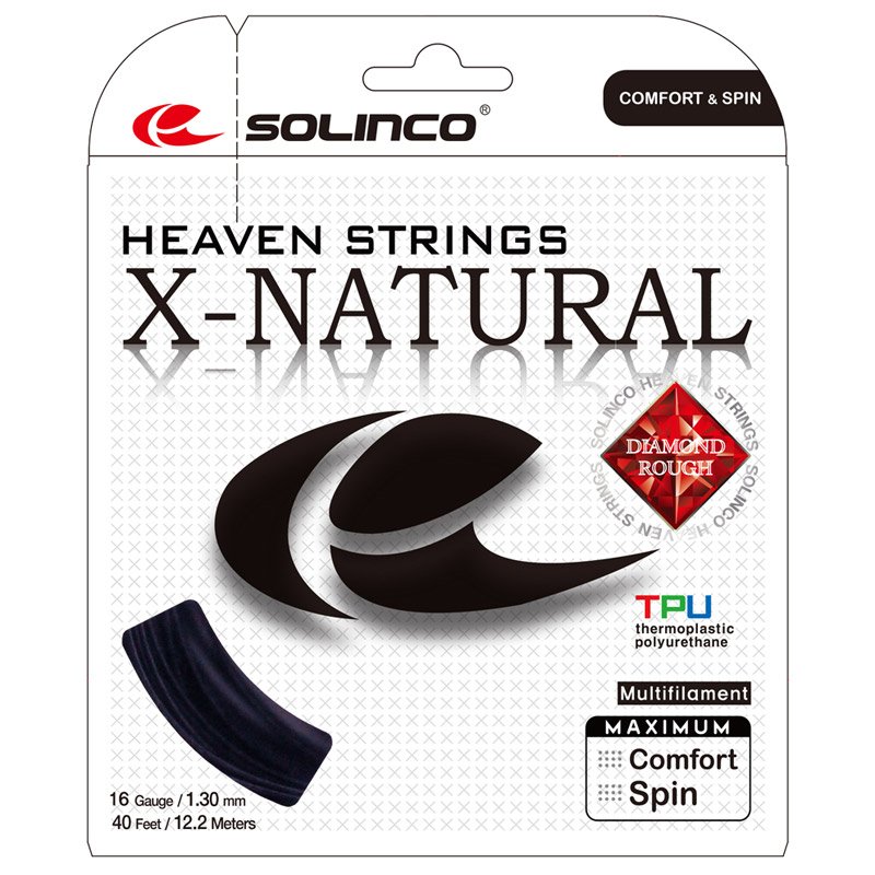Solinco X-Natural Diamond Rough (Black) 1.30mm